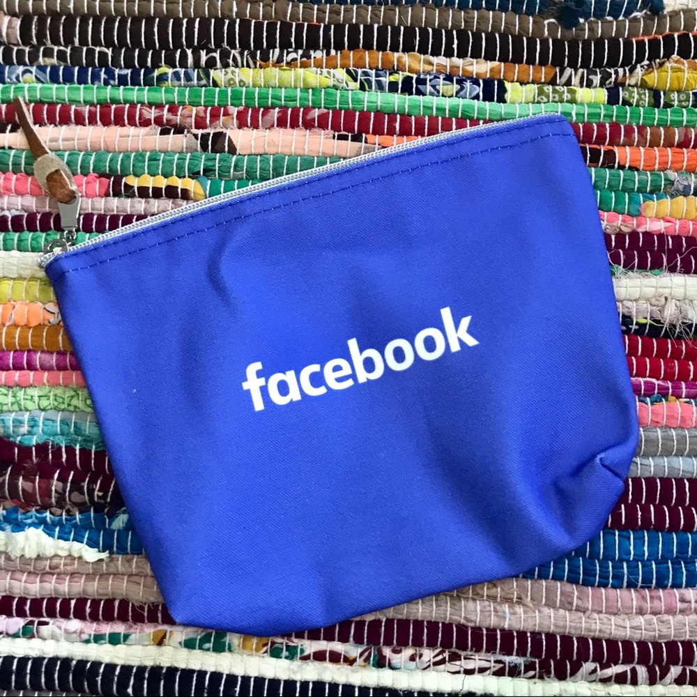 Facebook Meta zipper pouch